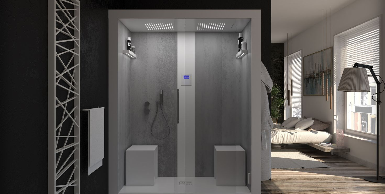 Docce con bagno turco: come funziona la cabina doccia